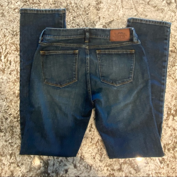 LRL Lauren Jeans Co Classic Straight Jeans Size 6 - Picture 3 of 3